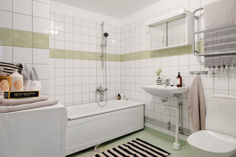 Скандинавский дизайн ванной